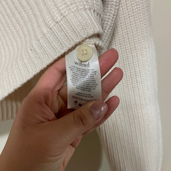 Wilfred Cream Knit Cardigan - Picture 4 of 4